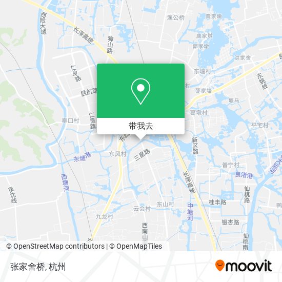 张家舍桥地图