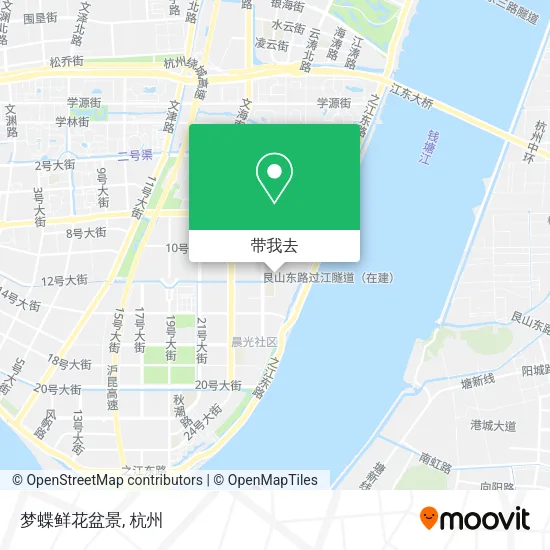 梦蝶鲜花盆景地图