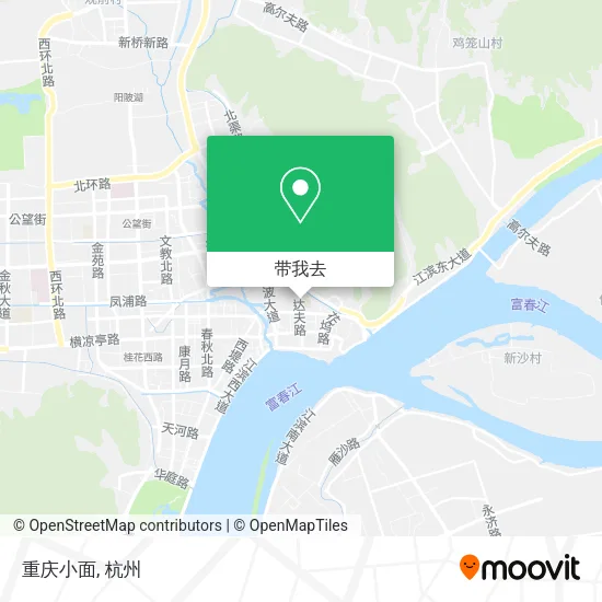 重庆小面地图