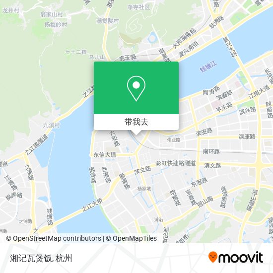 湘记瓦煲饭地图
