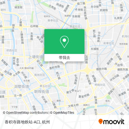 香积寺路地铁站-A口地图