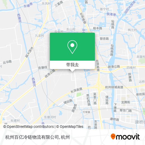 杭州百亿冷链物流有限公司地图