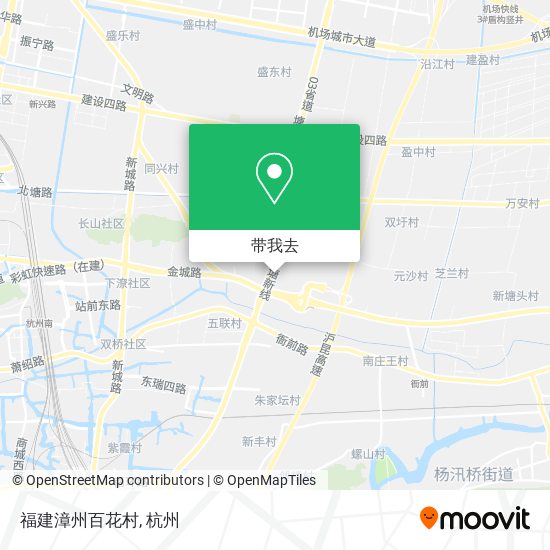 福建漳州百花村地图