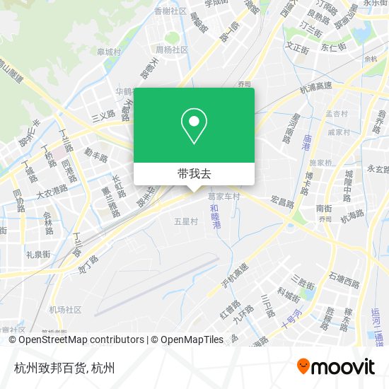 杭州致邦百货地图
