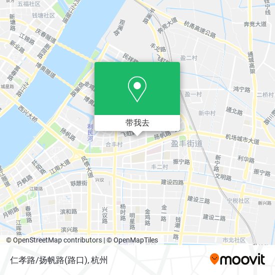 仁孝路/扬帆路(路口)地图