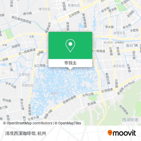 清境西溪咖啡馆地图
