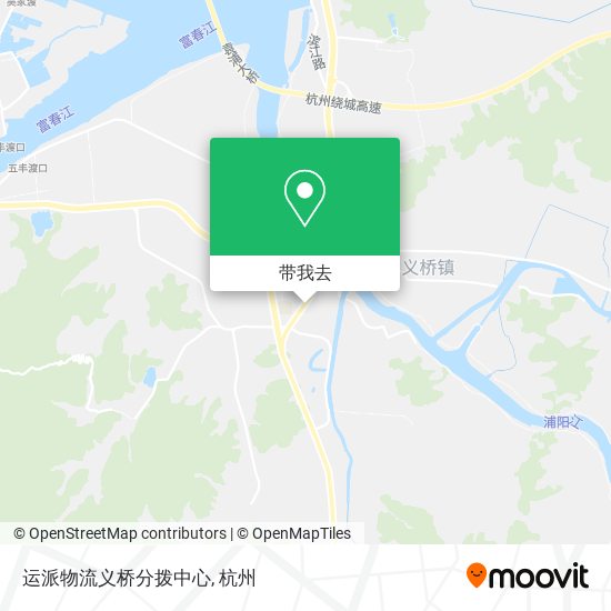 运派物流义桥分拨中心地图