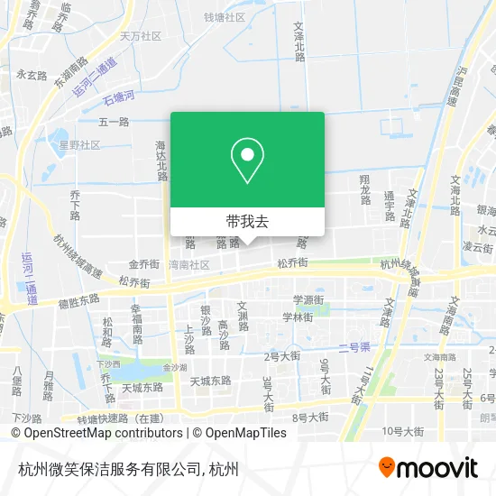 杭州微笑保洁服务有限公司地图