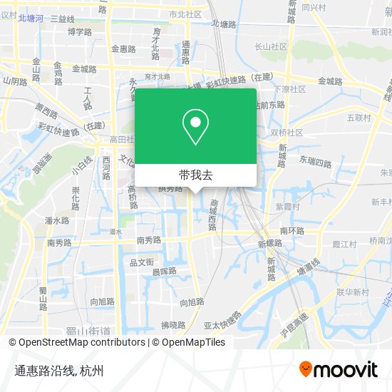 通惠路沿线地图