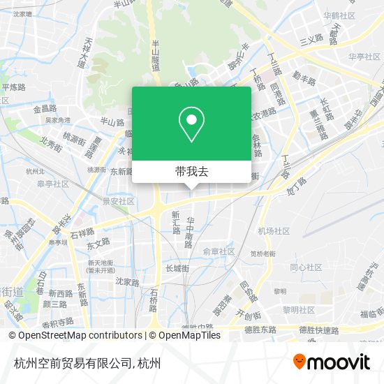 杭州空前贸易有限公司地图