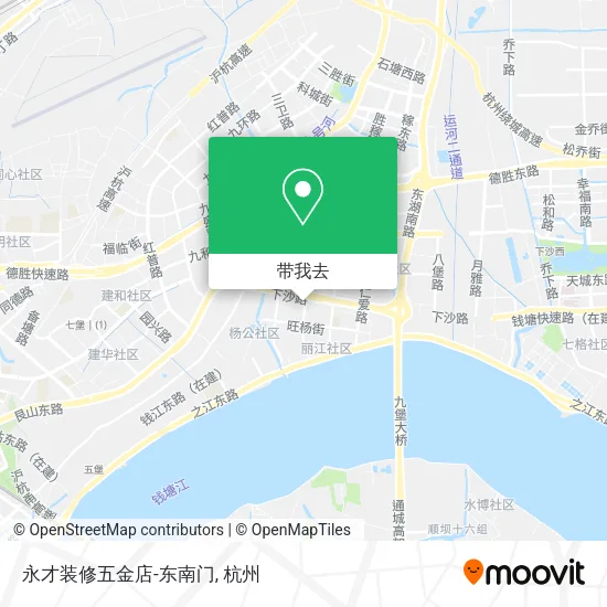 永才装修五金店-东南门地图