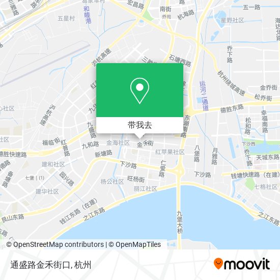 通盛路金禾街口地图