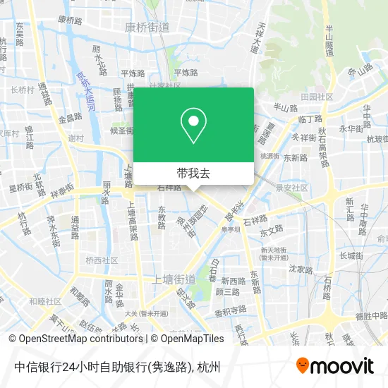 中信银行24小时自助银行(隽逸路)地图