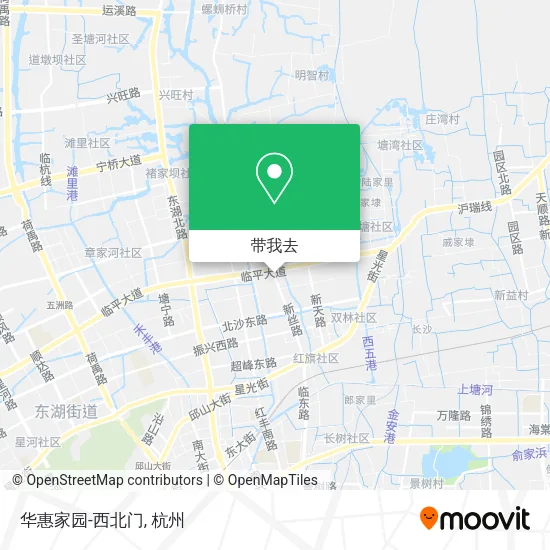 华惠家园-西北门地图