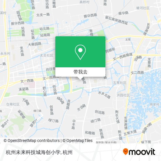 杭州未来科技城海创小学地图