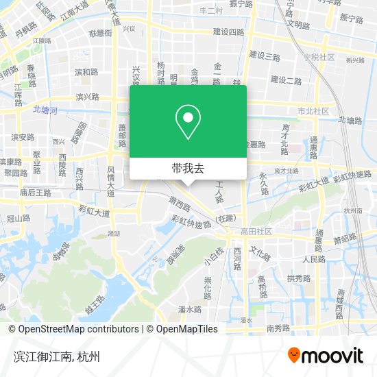 滨江御江南地图