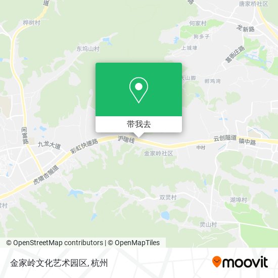 金家岭文化艺术园区地图