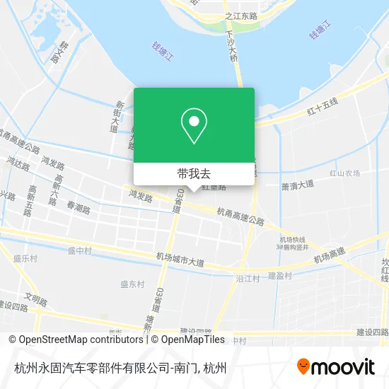 杭州永固汽车零部件有限公司-南门地图