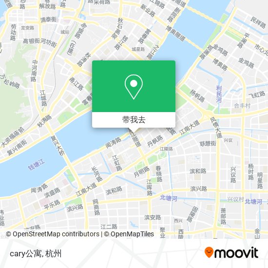 cary公寓地图