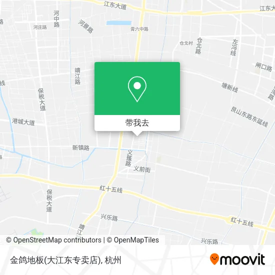 金鸽地板(大江东专卖店)地图