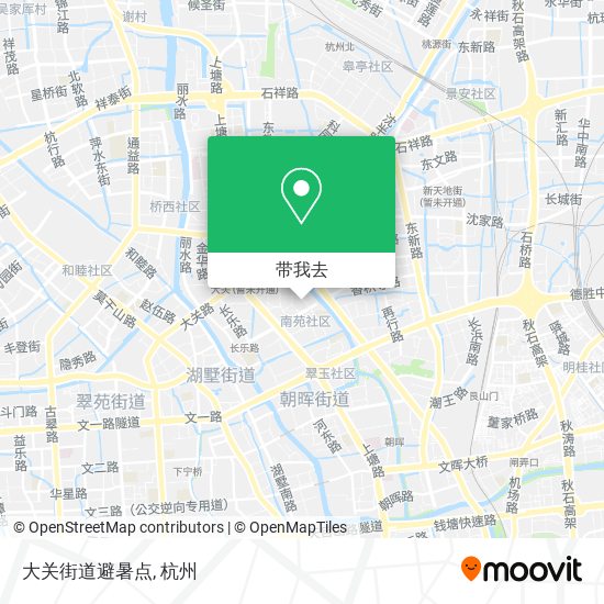 大关街道避暑点地图