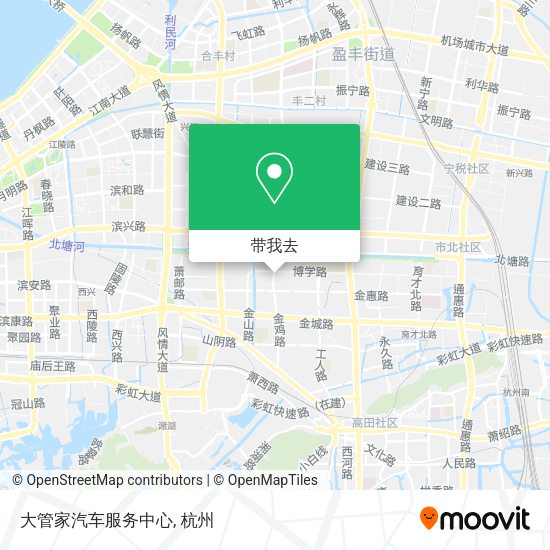 大管家汽车服务中心地图