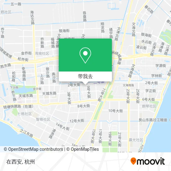 在西安地图