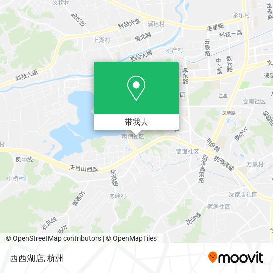 西西湖店地图