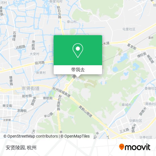 安贤陵园地图