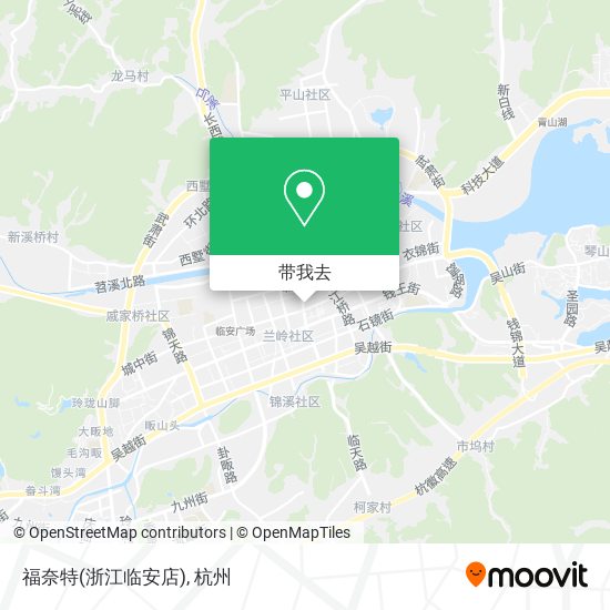 福奈特(浙江临安店)地图