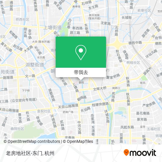 老房地社区-东门地图