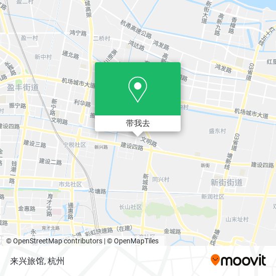 来兴旅馆地图