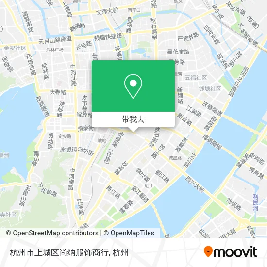 杭州市上城区尚纳服饰商行地图