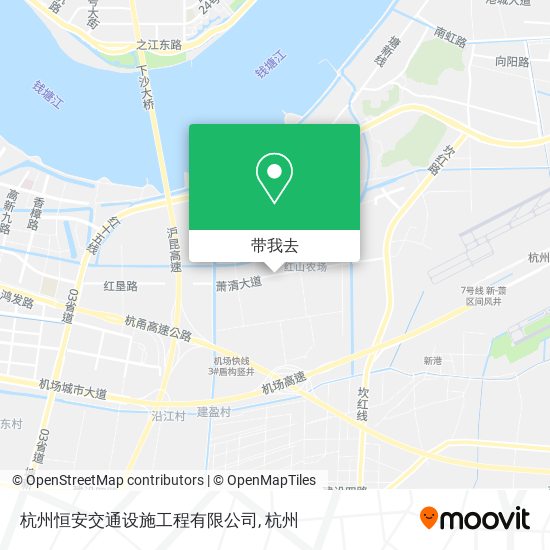 杭州恒安交通设施工程有限公司地图