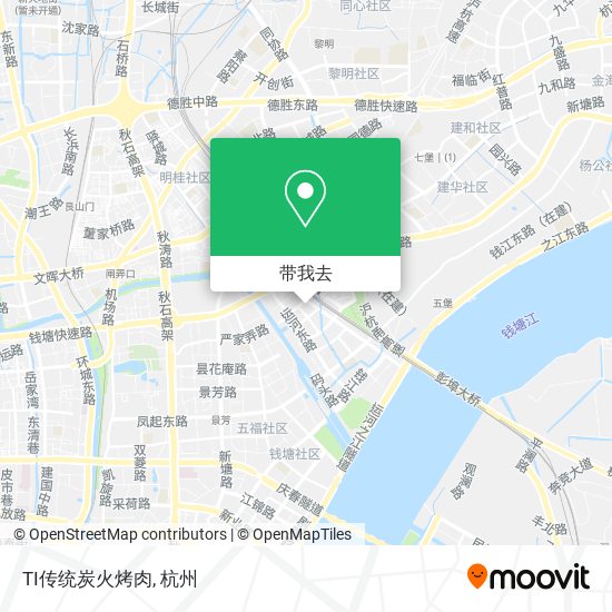 TI传统炭火烤肉地图