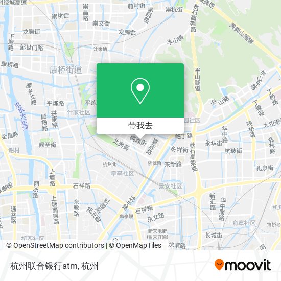 杭州联合银行atm地图
