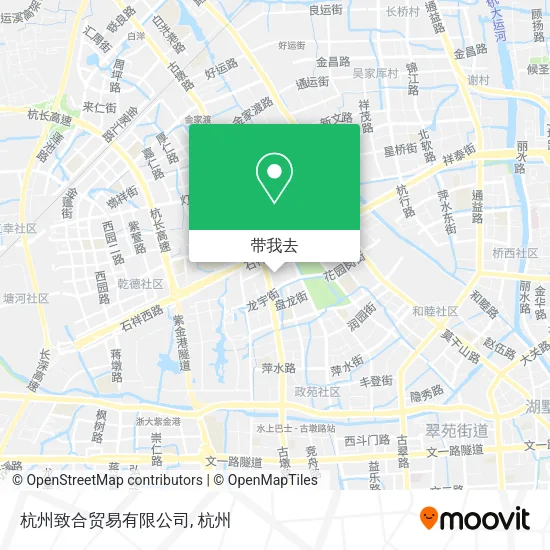 杭州致合贸易有限公司地图