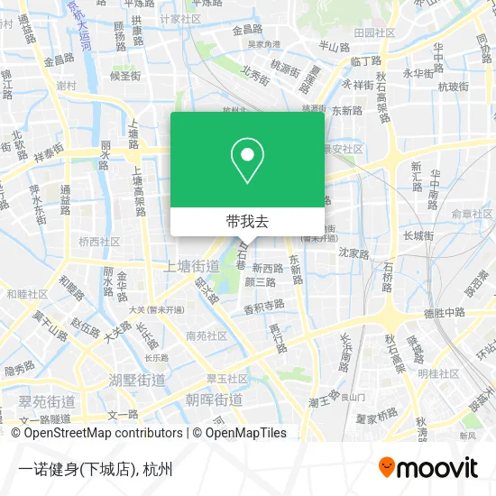 一诺健身(下城店)地图