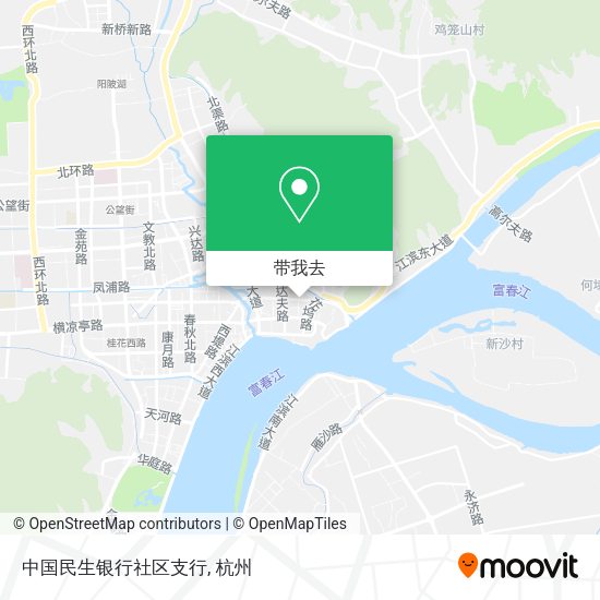 中国民生银行社区支行地图