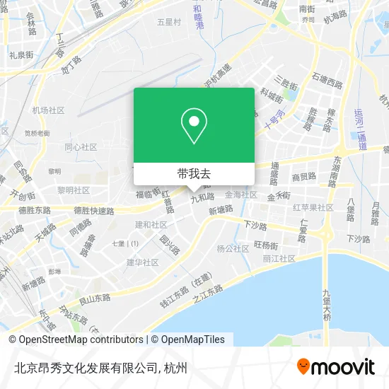 北京昂秀文化发展有限公司地图