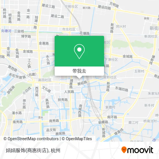 娟娟服饰(商惠街店)地图
