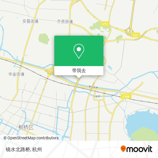 镜水北路桥地图