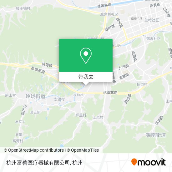 杭州富善医疗器械有限公司地图