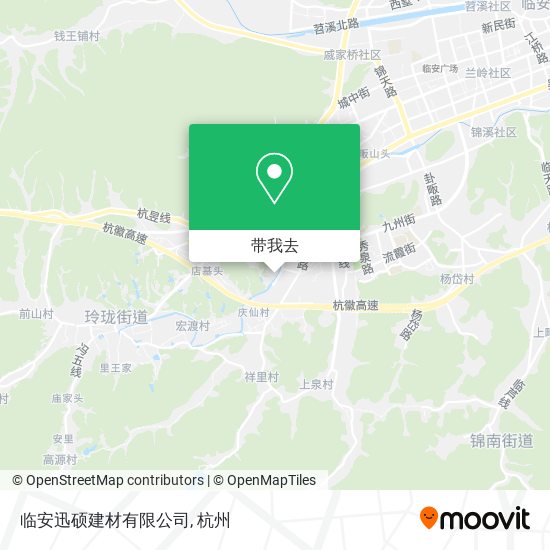 临安迅硕建材有限公司地图