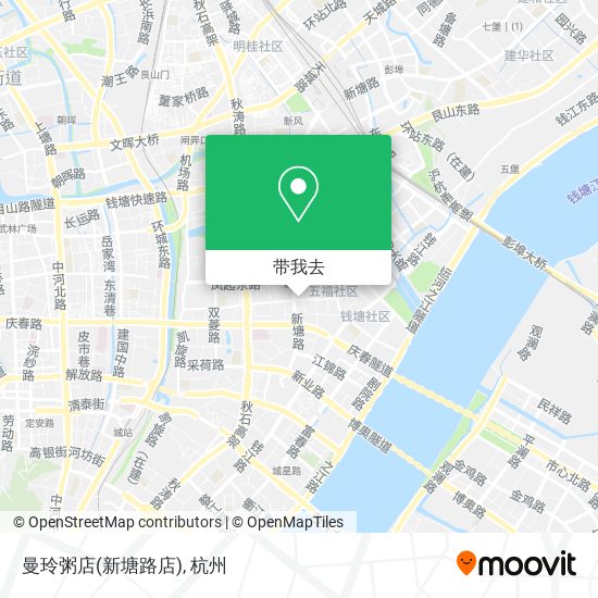 曼玲粥店(新塘路店)地图