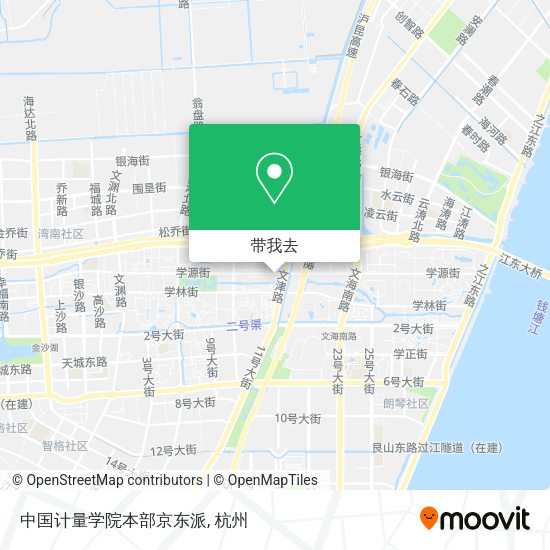 中国计量学院本部京东派地图