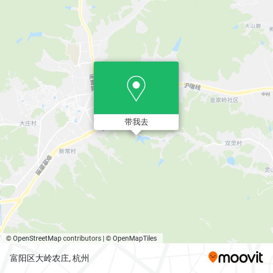 富阳区大岭农庄地图