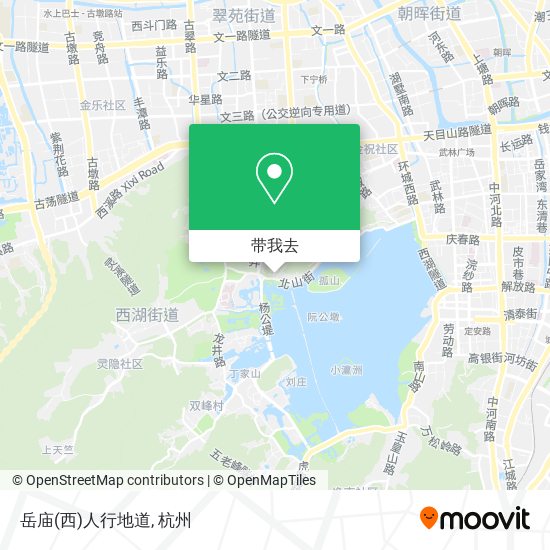 岳庙(西)人行地道地图