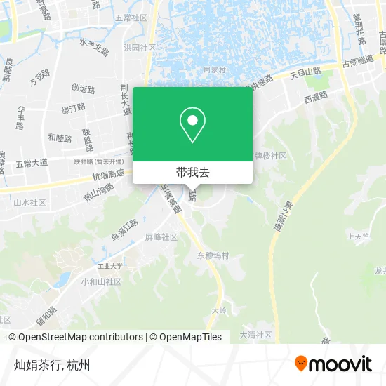 灿娟茶行地图