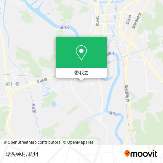 塘头钟村地图